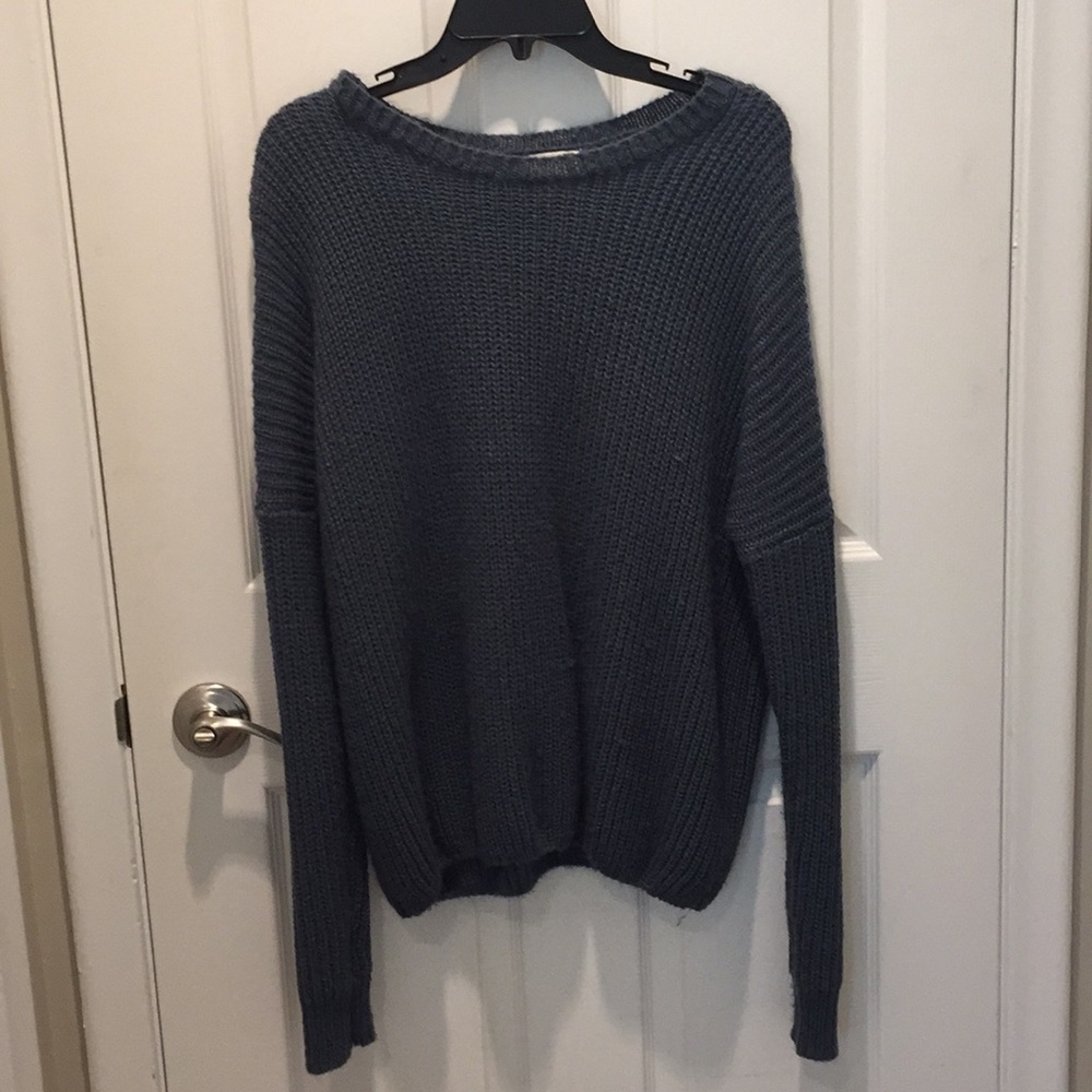 LA Hearts long blue sweater